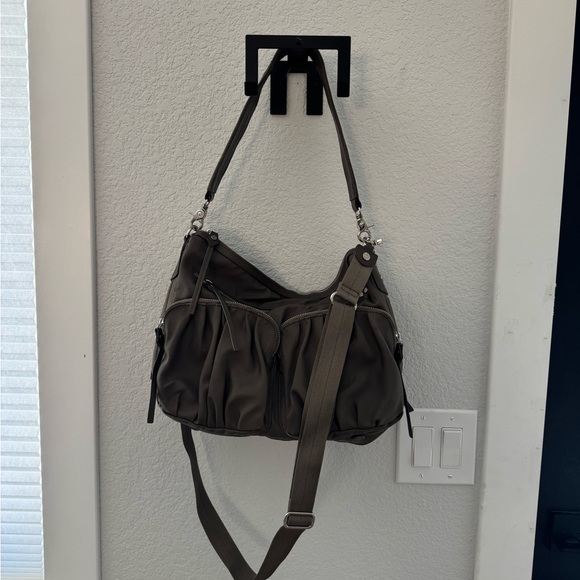 MZ Wallace Hayley Shoulder/Crossbody Bag in Taupe - Picture 6 of 6